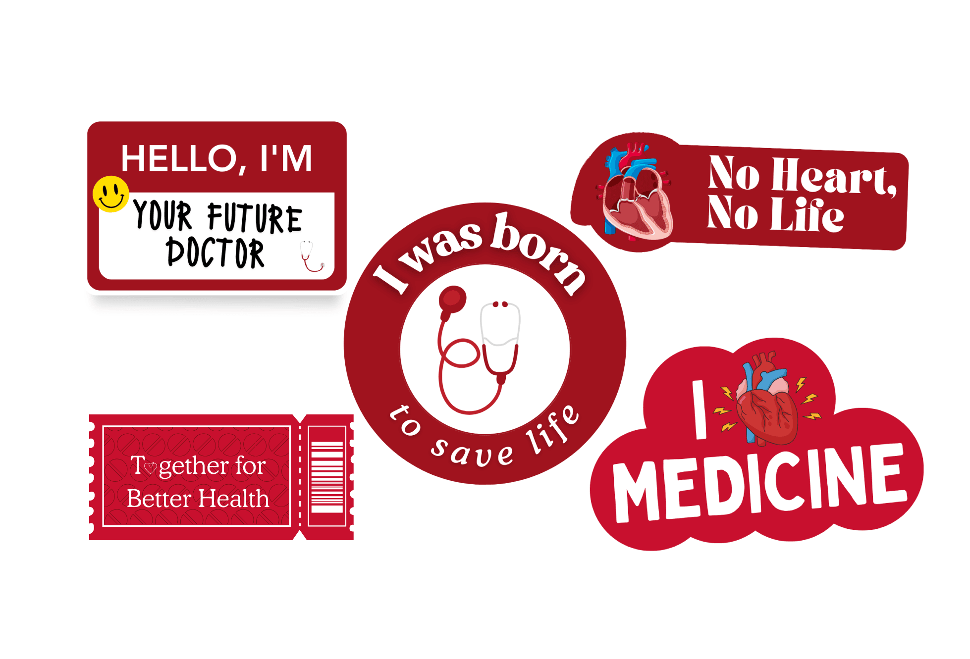 Sticker (medicine set)